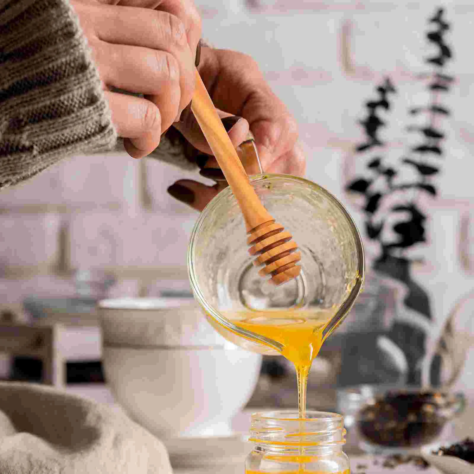 Оливковое дерево медовая палочка многоразовые палочки для ковша ложки