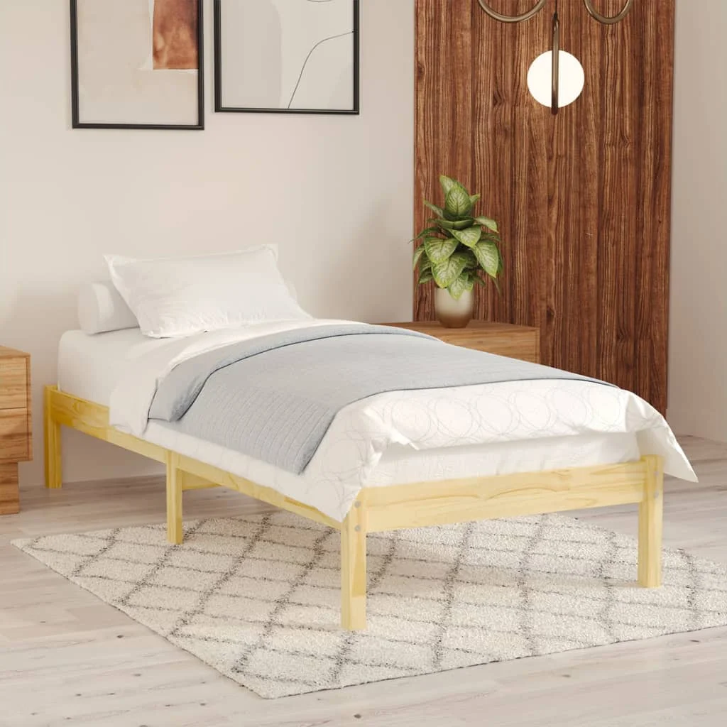 

Bed Frame A, Solid Pinewood Bed, Bedroom Furniture Brown 160x200 cm