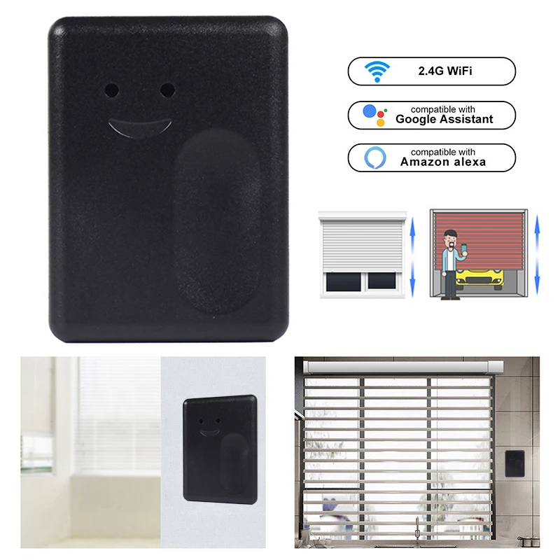 

Контроллер для гаражных дверей, wi-fi переключатель для открывания дверей гаража, дистанционное управление через приложение, таймер, голосовое управление для Alexa Google Smart Home