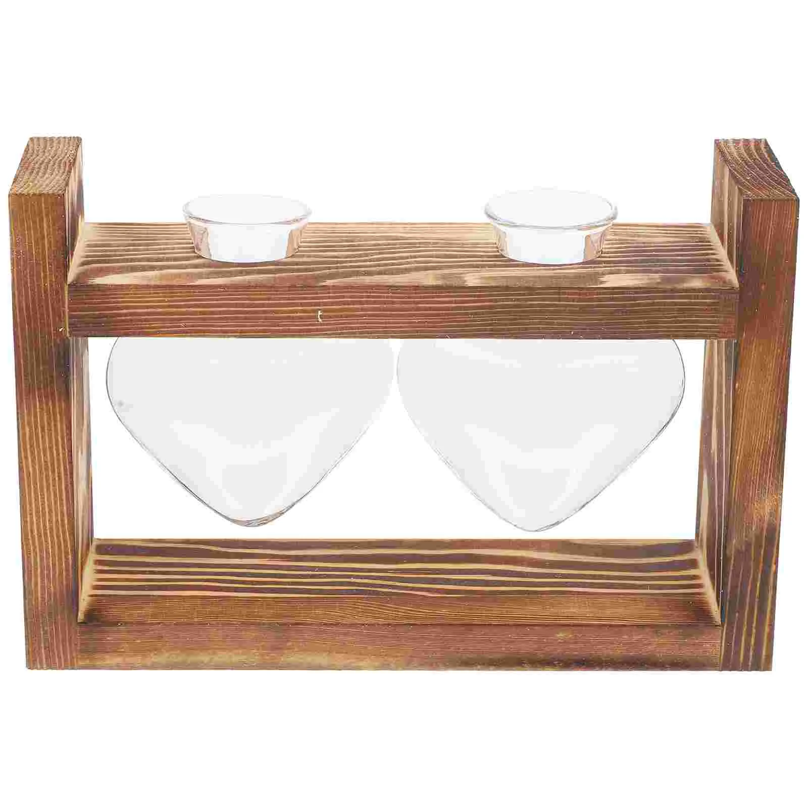 

Vase Planter Hydroponic Terrarium Holder Flower Propagation Desktop Heart Container Station Bulb Clear Bubble Tabletop Love