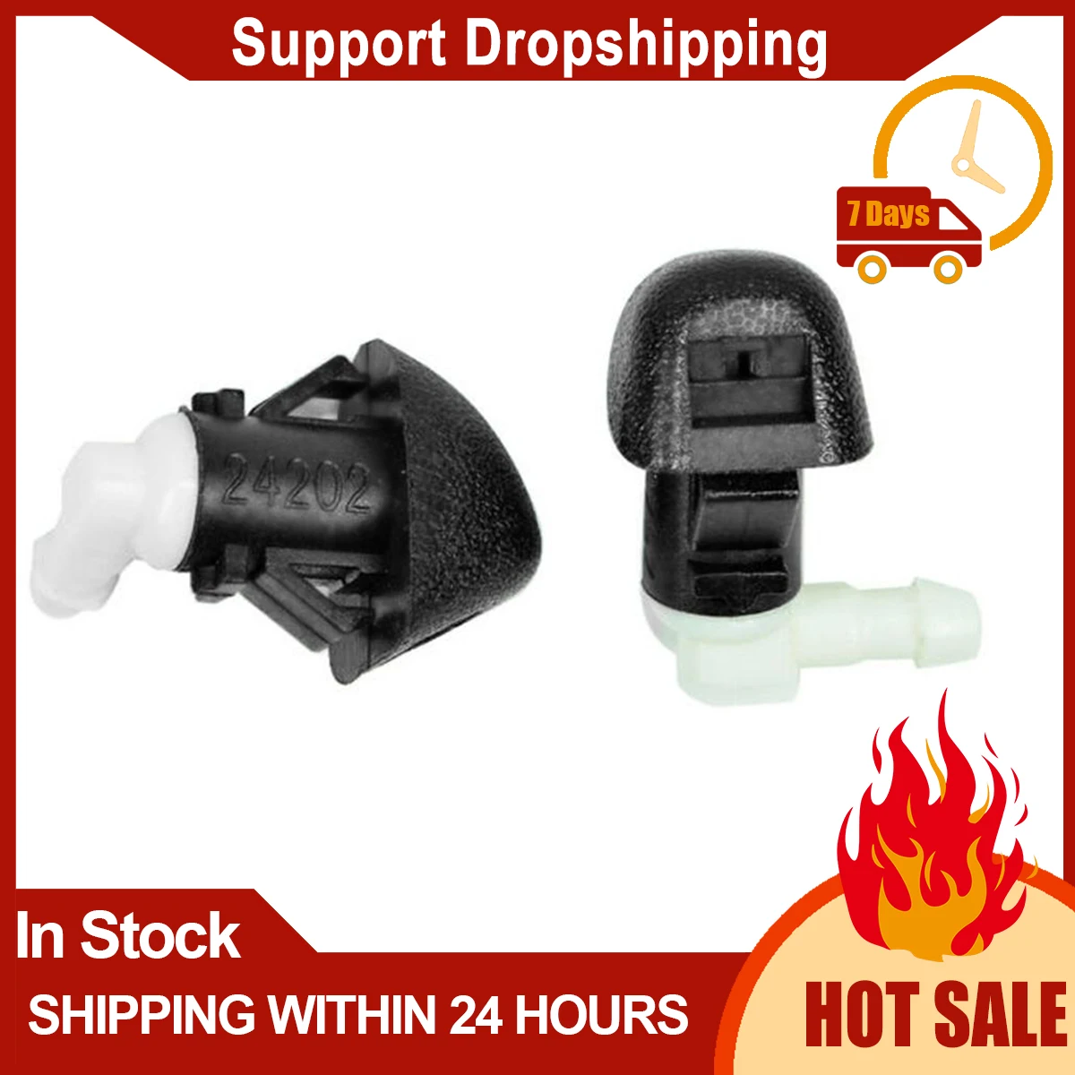 

1 пара, автомобильные форсунки для мойки лобового стекла