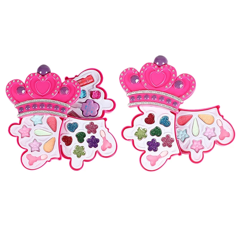 

Fashion Girl Washable Makeup Toy Crown Makeup Toy Girl Child Makeup Set Girl Safe Baby Cosmetics Beauty Set