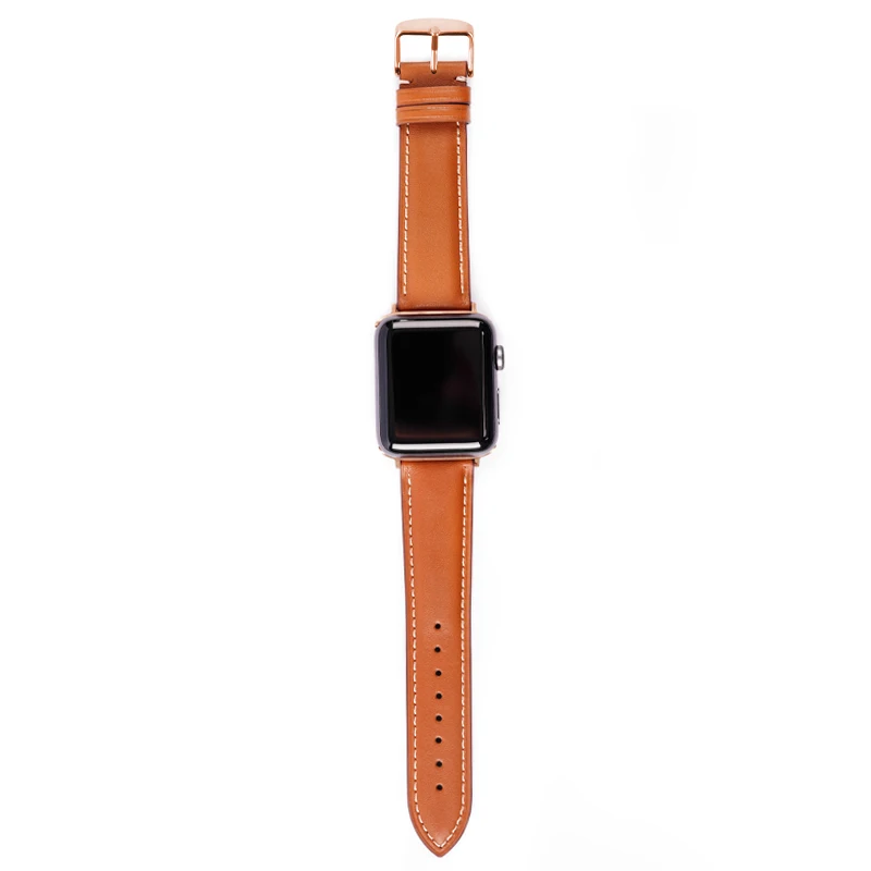 Professional High Quality  Genuine Leather 42mm 38mm 44mm 40mm Watch Band Suitable for Apple Watch Series 2 3 4 5 iWatch Strap