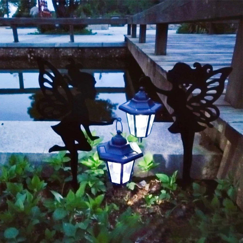 

2pcs LED Solar Ground Light Easy Installation Fairy Decorative Pathway Landscape Lights Durable Built-In Battery for Home Garden