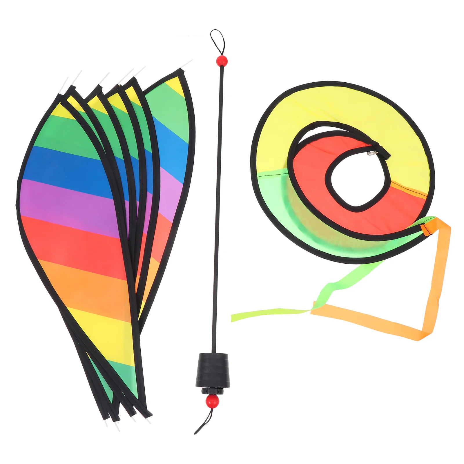 

Wind Balloon Air Hot Garden Hanging Windsock Yard Rainbow Windmill Outdoor Socks Whirligigs Striped Balloons Decorations