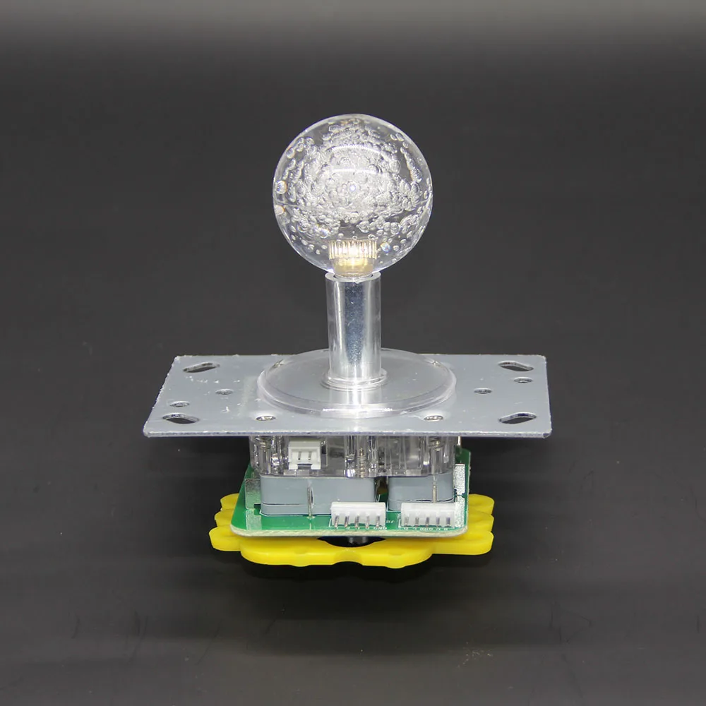 Заводская цена яркий разноцветный джойстик 12 В аркадная палка 7 цветов мигающий