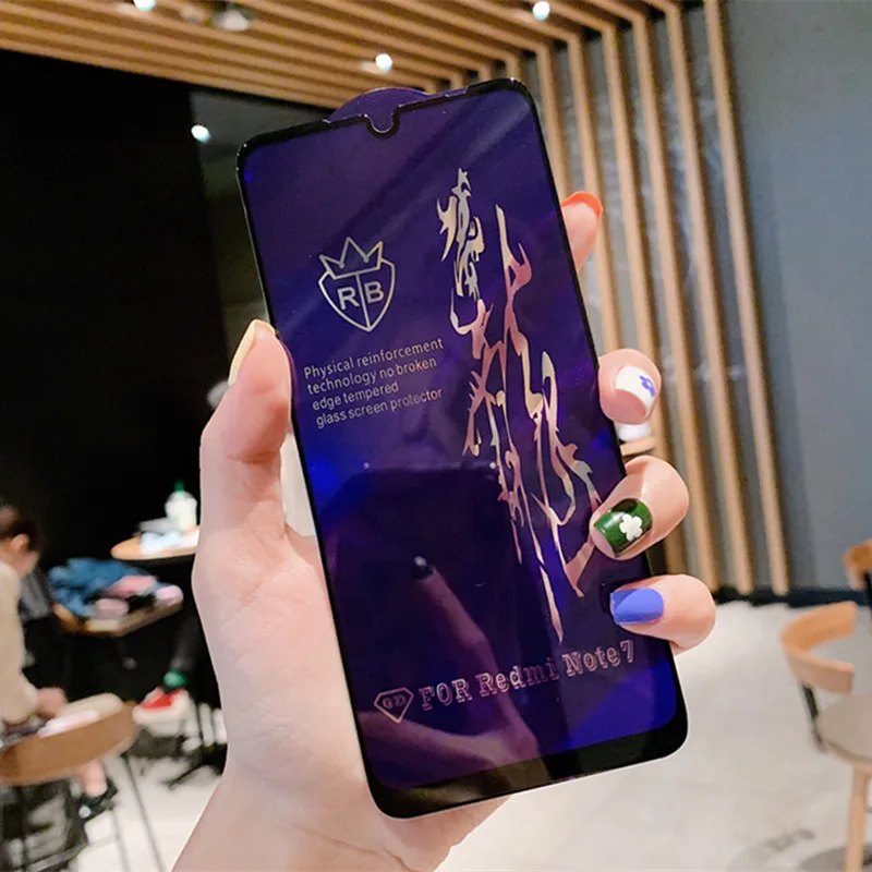 

Full Cover Tempered Glass For Xiaomi Redmi Note 7 8 8T 9 10 6 F2 Pro 5 Plus Glass Redmi 6 Mi 10 lite Mi 9 SE F1 Screen Protector