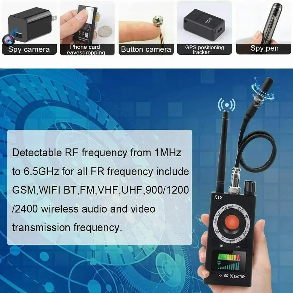 

EU Detector Manual Detector Scanner Signal Accessories Signal Tracker 1SETS