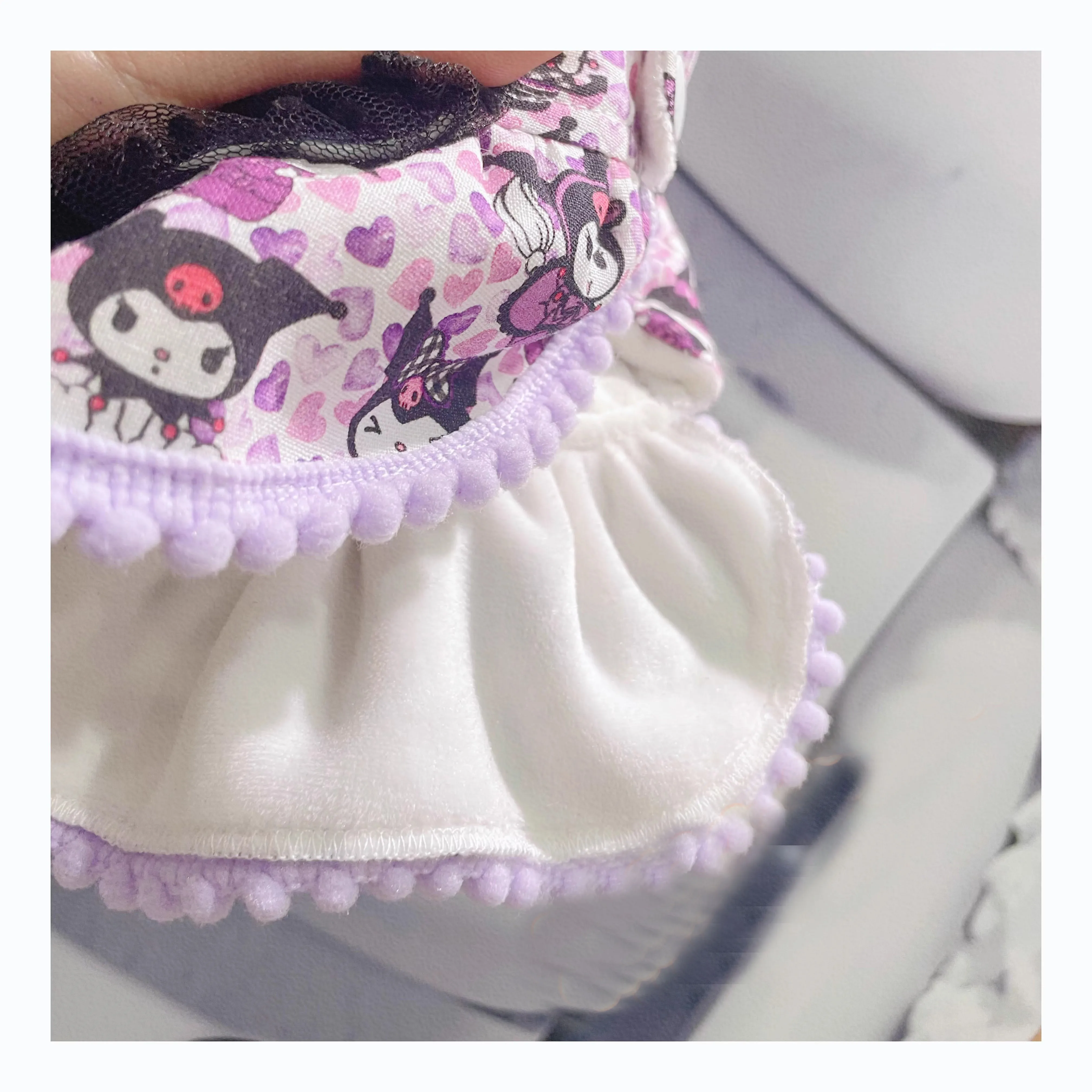 Осень 2023 одежда для щенков милое фиолетовое платье принцессы ручной работы с