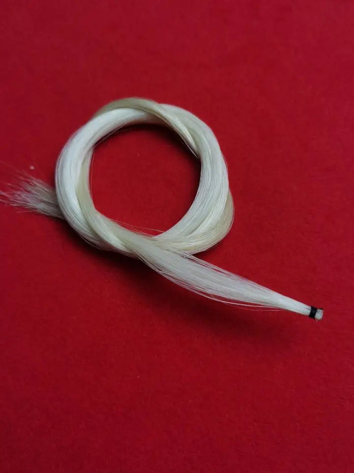 

1 bundle of advanced professional performance violin bow hair viola bow hair cello bow hair pure natural horsetail bow hair 85cm