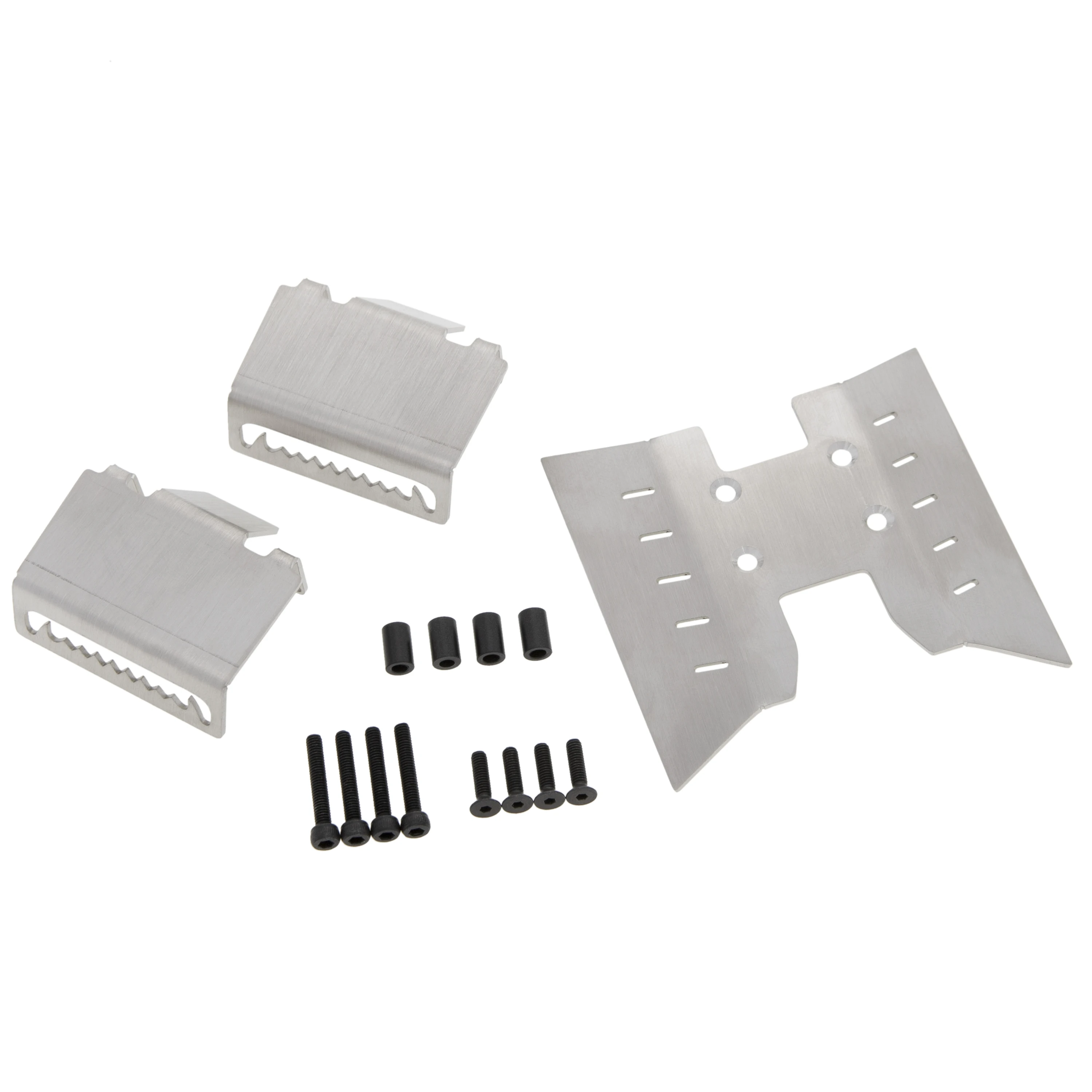 

MEUS RACING Stainless Steel Skid Plate Chassis Armor Kit for AXIAL 1/18 UTB18 Capra Crawler Car