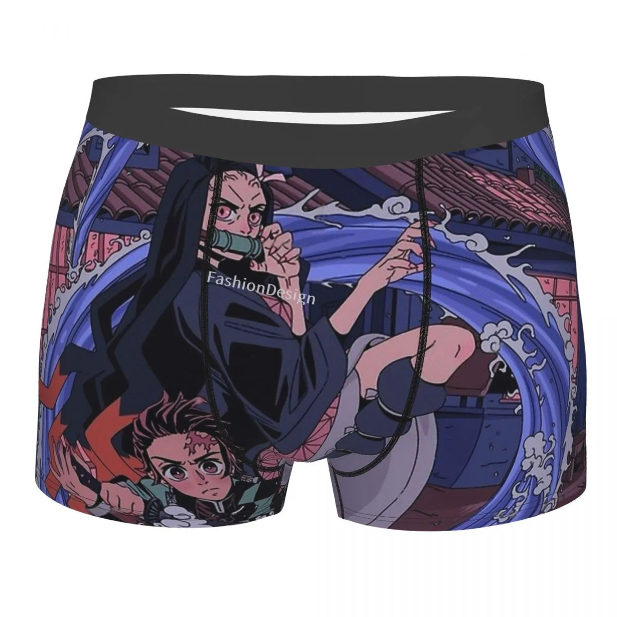 

Demon Slayer Kimetsu No Yaiba Anime DS Retro Underpants Cotton Panties Men's Underwear Comfortable Shorts Boxer Briefs