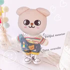 Плюшевые игрушки Skzoo одежда бродячие Детские набивные животные плюшевые пальто Kawaii JK Униформа свитер рубашка комбинезон для кукол skz  stay