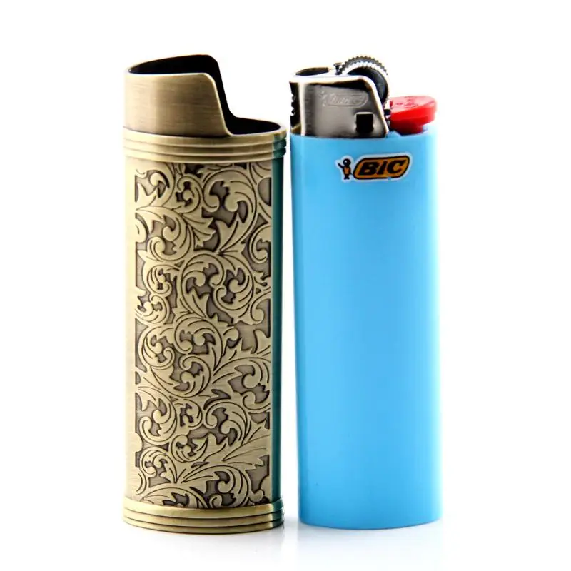 4 Color Zinc Alloy Patterned Shell Metal Case Decoration For