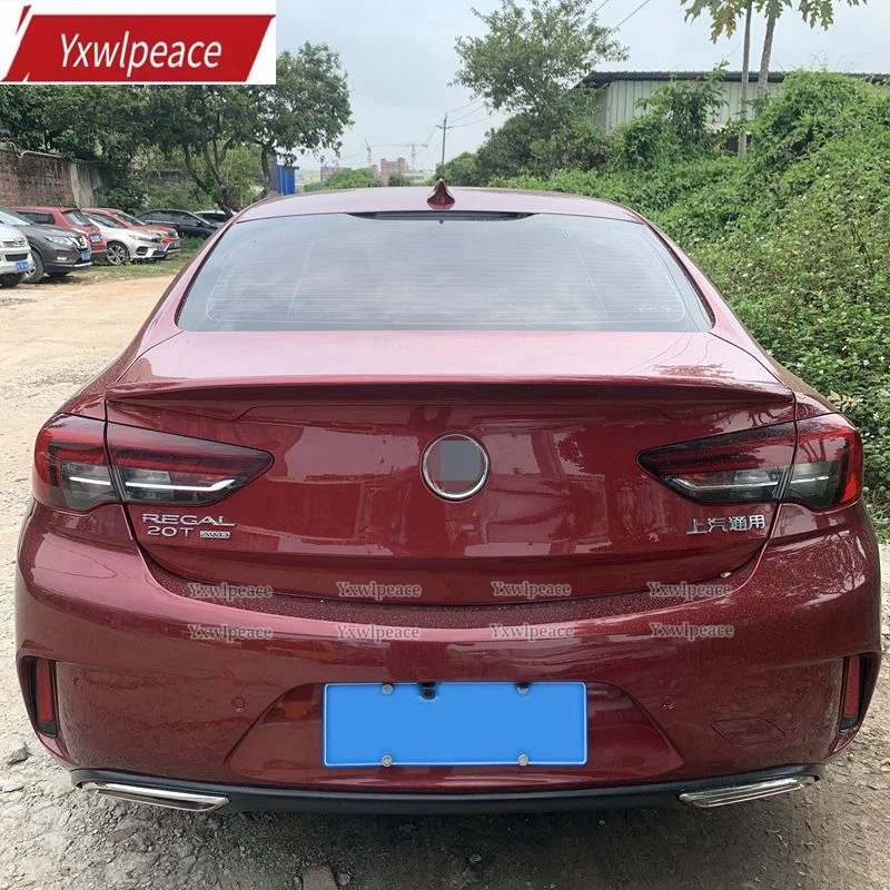 

For Buick Regal Opel Insignia Spoiler 2017 2018 2019 ABS Plastic Unpainted Color Trunk Lip Trunk Lid Spoiler Wing