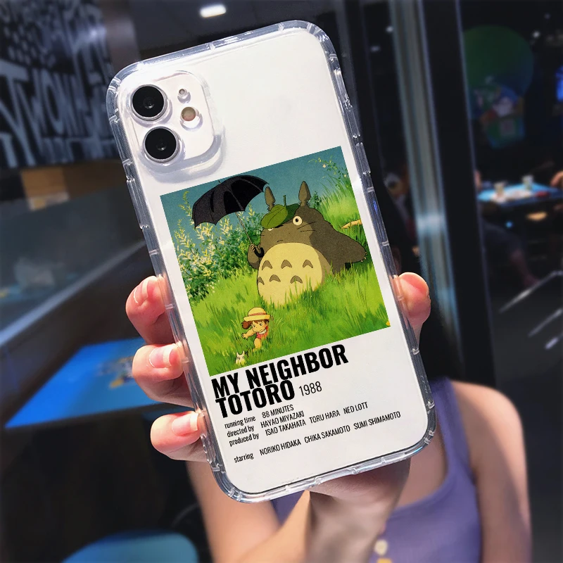 Чехол для телефона с рисунком из аниме Ваше имя Kimi no Na wa and Totoro чехол iPhone SE 2020 6 6S 7 8