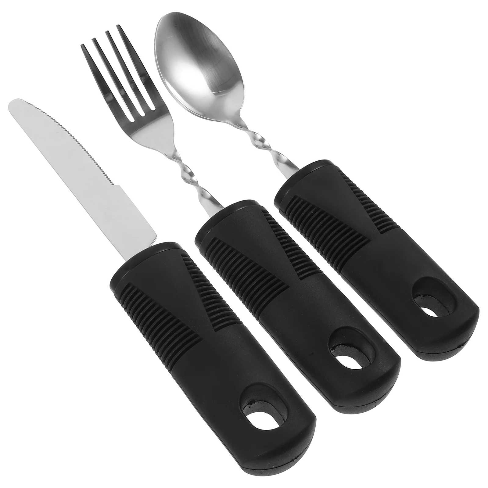 

3pcs Elderly Cutlery Elderly Adaptive Utensils Elderly Anti-shake Tableware