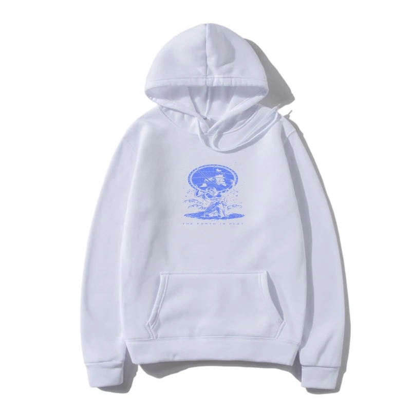 

Hoodies 2022 Fashion Fla Earth Atlas Outerwear Earth Is Fla Firmamen Lies Greek Unisex Hoody