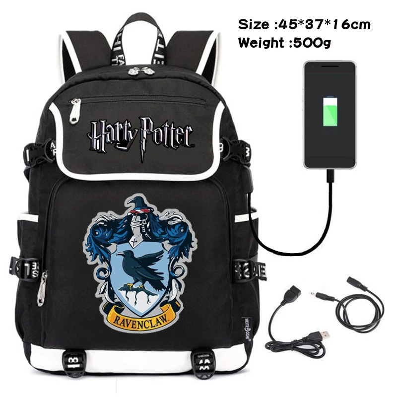 

2023 Hogwarts Badge School Bags Anime Harry Potter School Backpack for Male Large Capacity Travel Backpack School Supplies Gifts