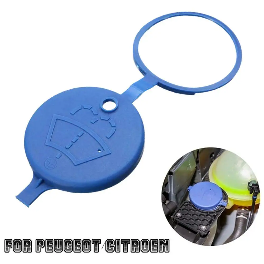 

Car Windshield Wiper Washer Fluid Reservoir Tank Bottle Cap Cover For Peugeot 106 206 207 306 307 405 406 806 Water Tank Cover