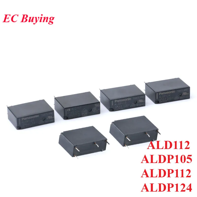 5 шт./лот 5A реле ALDP105 ALDP112 ALDP124 ALD112 в 12 В 24 a группа нормально открытых без 4 контактов