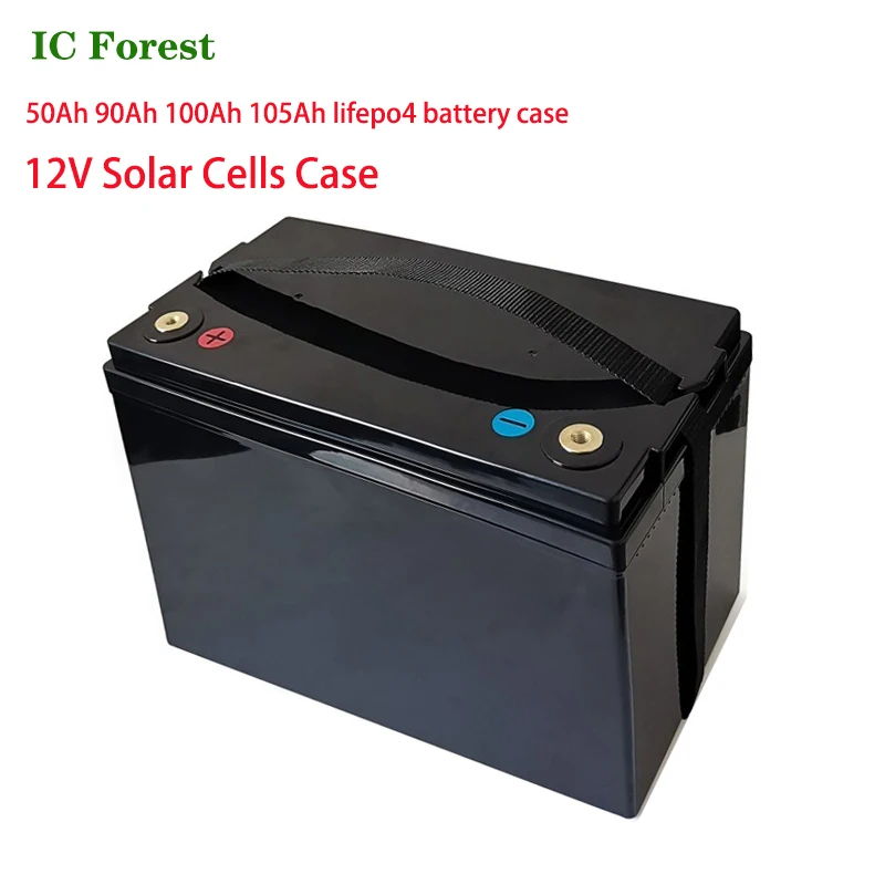 

12V 24V Solar Cells Case 50Ah 900Ah 100Ah 105Ah 120Ah Lifepo4 Battery Plastic Case Solar Cells Box Diy RV Lifepo4 Battery Case