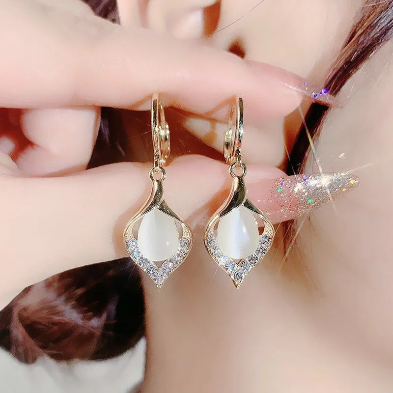 

2023 Europe, America, Japan, and South Korea Fashion New Earrings Women and Jewelry Banquet Party Couple Gift Commemoration