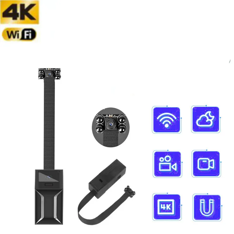 

Mini DIY ip cam HD 4K Wireless WiFi Camera With Night Vision Motion Detection Home Security Monitor Video Recorder Camcorder