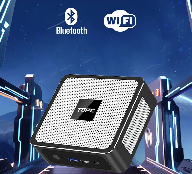 TOPC Gamer Desktop Mini PC 13th Gen Intel Core i9 13900H i7 13700H 2*DDR4 2xNVMe 2xLAN Win11 Office/Home Computer WiFi6E DP HDMI
