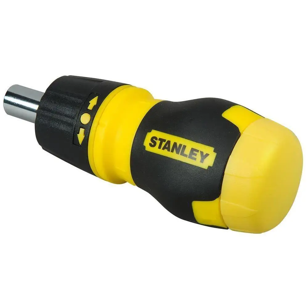 

Stanley ST066358 Stubby Screwdriver Set, 6 Piece Ratchet, PH1 PH2 PZ1 PZ2 4.5mmdz 6mmdz