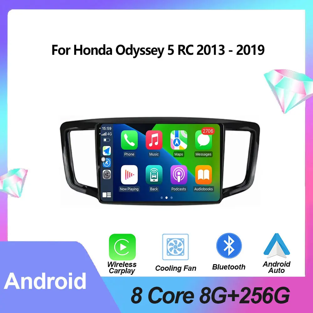 Автомагнитола на Android для Honda Odyssey 5 RC 2013-2019 Carplay GPS-навигация стерео мультимедийный