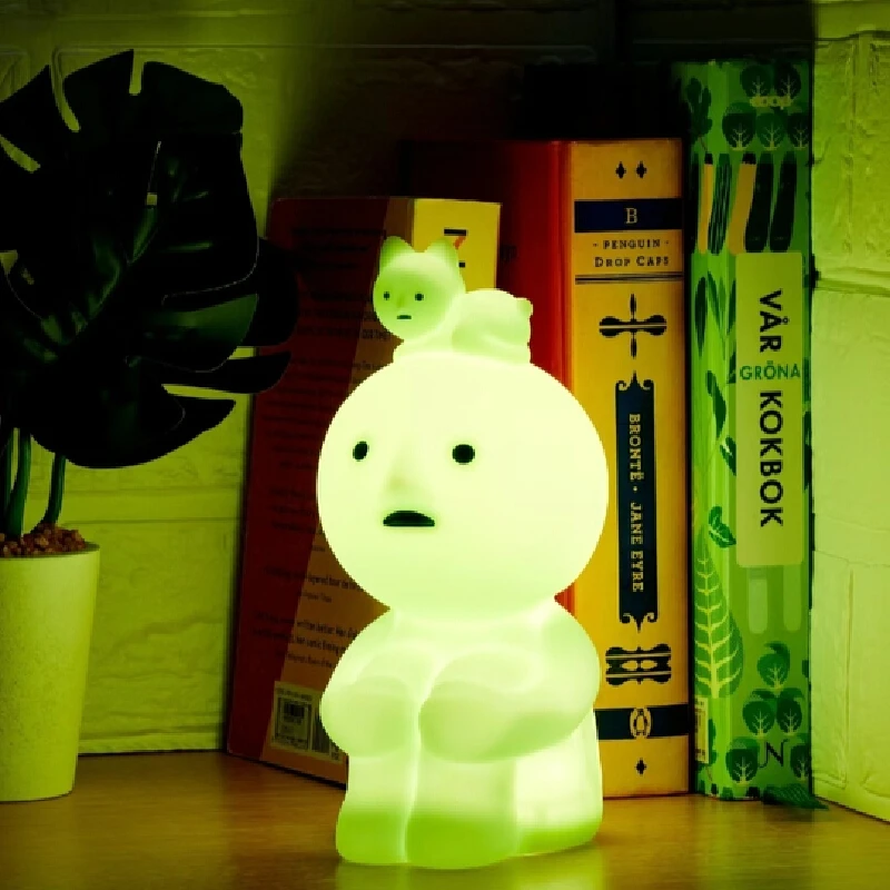 Smiski Pat Light Силиконовый ночник Спальня Свет для сна Детская лампа кормления глаз