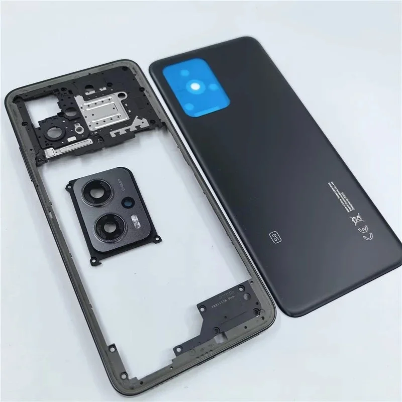 Фото BANERYPAK Средняя рамка для Xiaomi Poco X4 GT 5G, задняя крышка корпуса, панель, задняя дверца с объективом камеры, запчасти для ремонта. №3