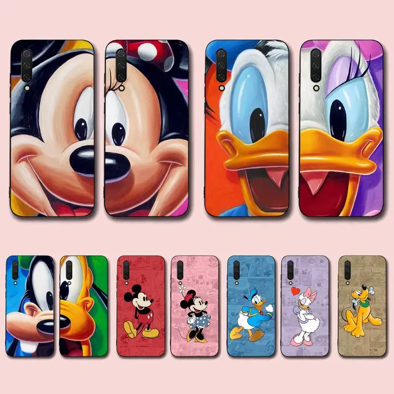 

MINISO Mickey Minnie Mouse Phone Case for Xiaomi mi 5 6 8 9 10 lite pro SE Mix 2s 3 F1 Max2 3