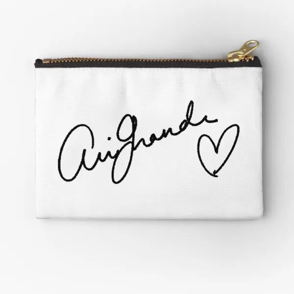 

Ariana Signature Zipper Pouches Key Men Wallet Coin Panties Underwear Bag Packaging Pure Pocket Socks Small Women Storage Money