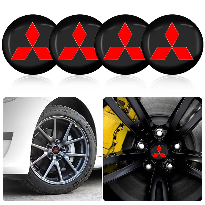 Автомобильная наклейка колпачок центральной ступицы колеса для Mitsubishi ASX Lancer L200