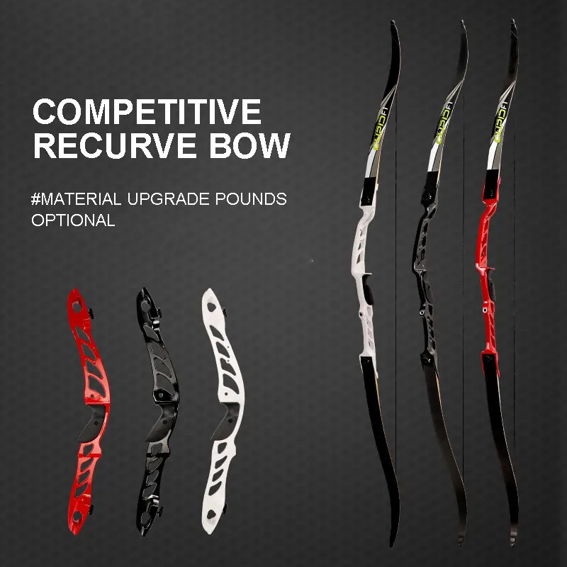 

Athletic Recurve Bow and Arrow 18-30 Pounds Adult Competitive Sports Competition Training Shooting Disassembly Recurve Bow Set