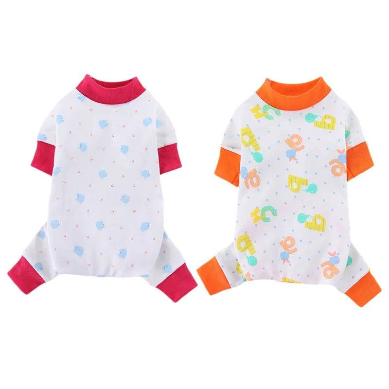 

Spring Summer Pet Comfortable Apparel Pet Dog Soft Pajamas XS-XL for Small Large Dogs Cats Pet Dog Jumpsuit New Arrival