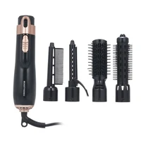 4 in 1 hair dryer styler and volumizer hair curler straightener blow dryer brush rotating blow dryer comb