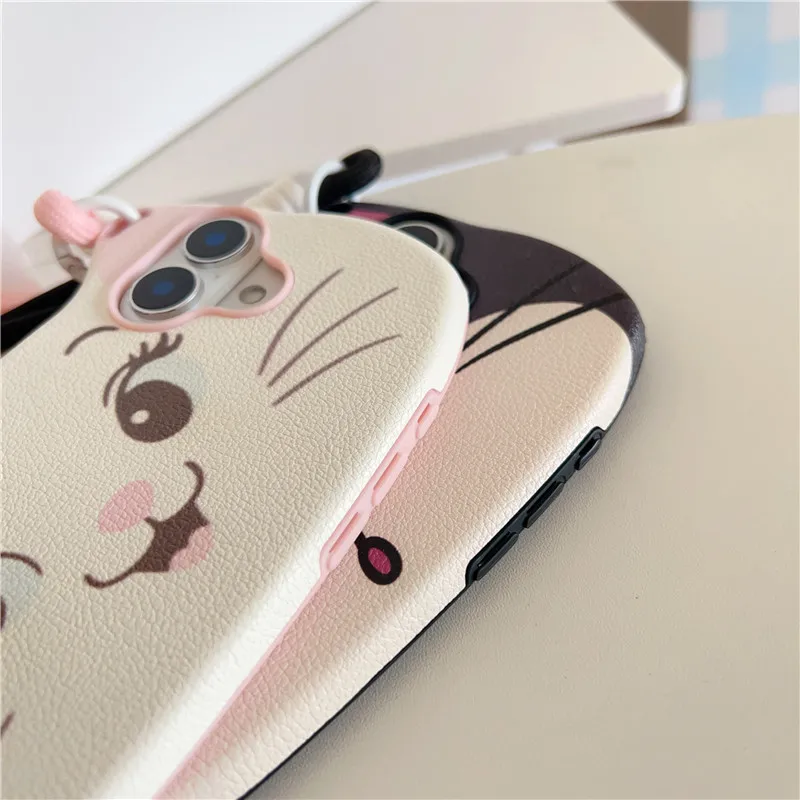 Чехол для телефона Messenger Lucifer Cat Disney Marie iPhone 16 15 14 13 Pro Max рюкзак сумка через плечо