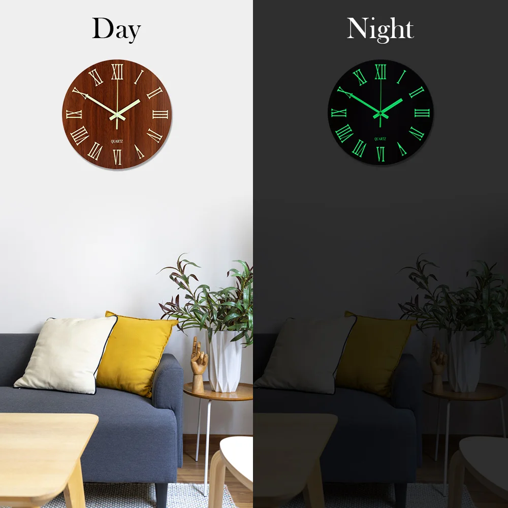 Светящиеся Настенные 3d-часы цифровые часы сделай сам в современном стиле для