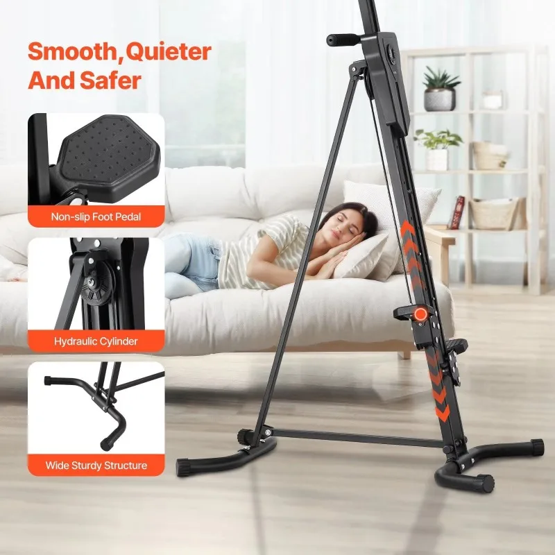 Фото Компактный складной кардиотренажер-степпер для всего тела с регулировкой высоты, для дома №5