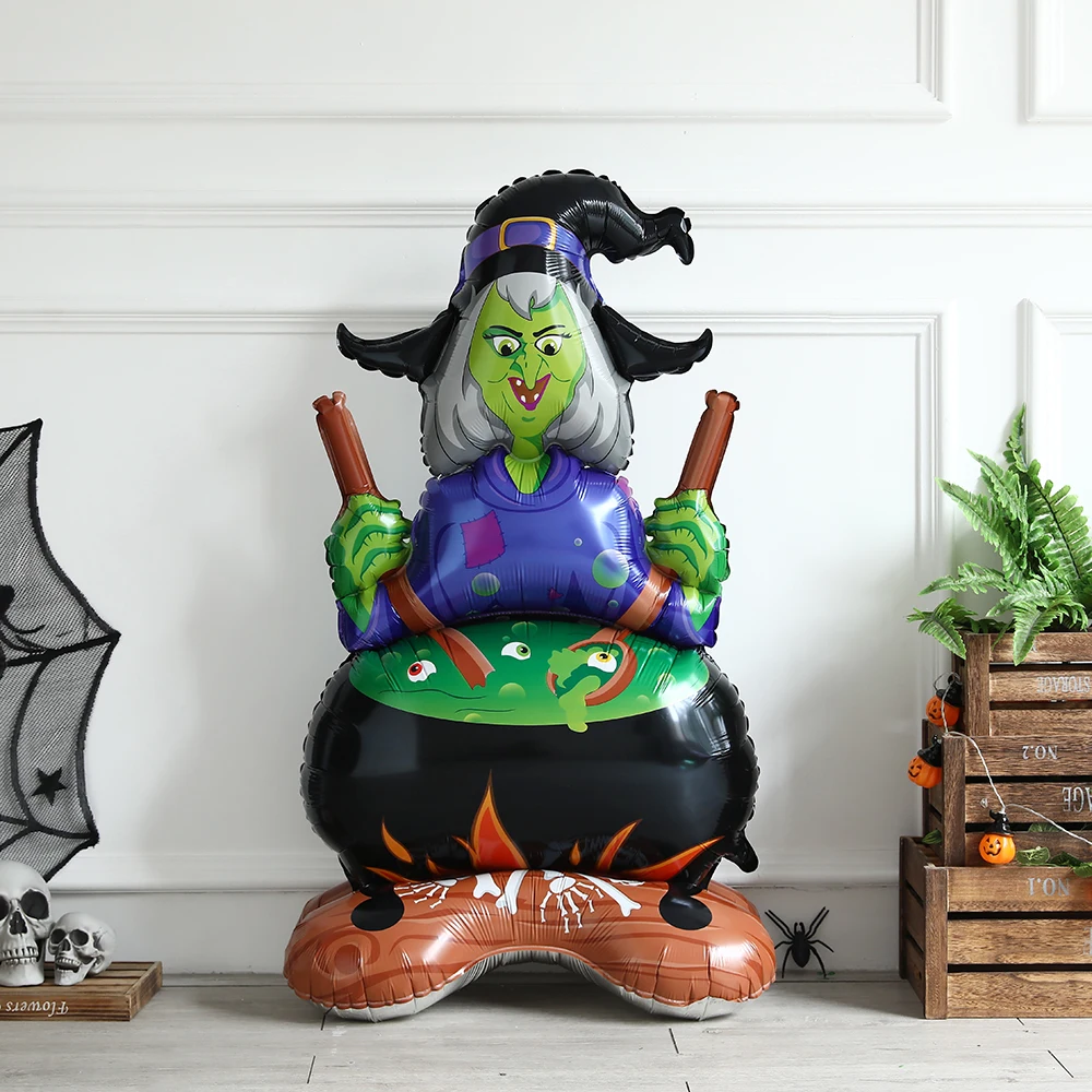 Хэллоуин Призрак Дерево Надувной Воздушный Шар Ведьма Дом с Привидениями