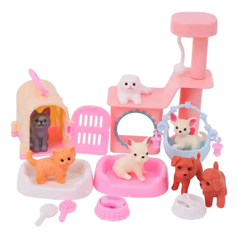 

Newest Fashion Handmade Kawaii Miniature Dollhouse Accessories Pet Kid Toys Foods For Barbie DIY Children Game Christmas Present