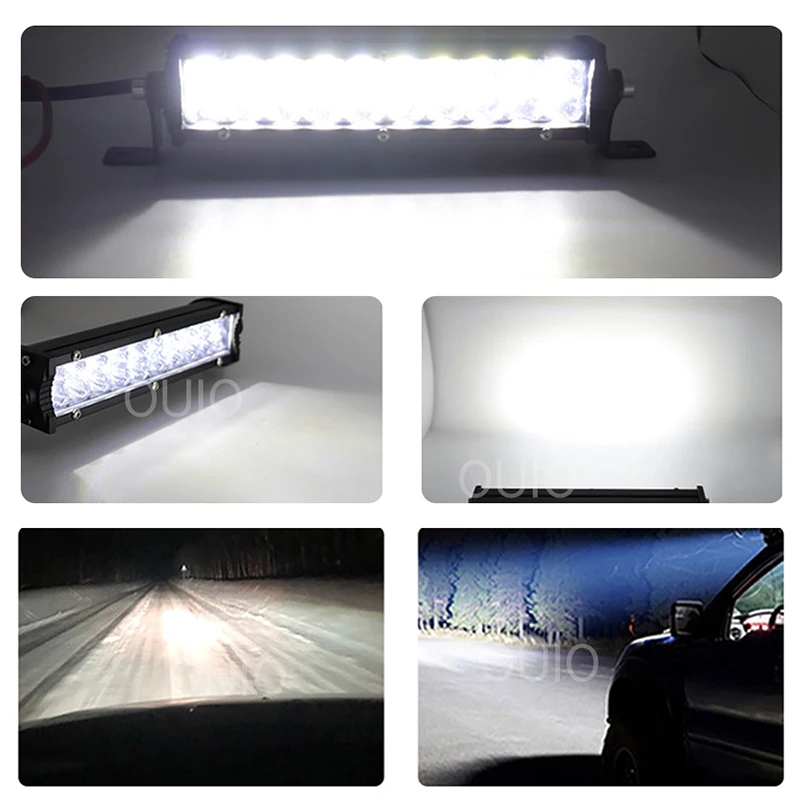 Светодиодсветильник панель OUIO для внедорожников сверхъярсветодиодный 6D 8 дюймов