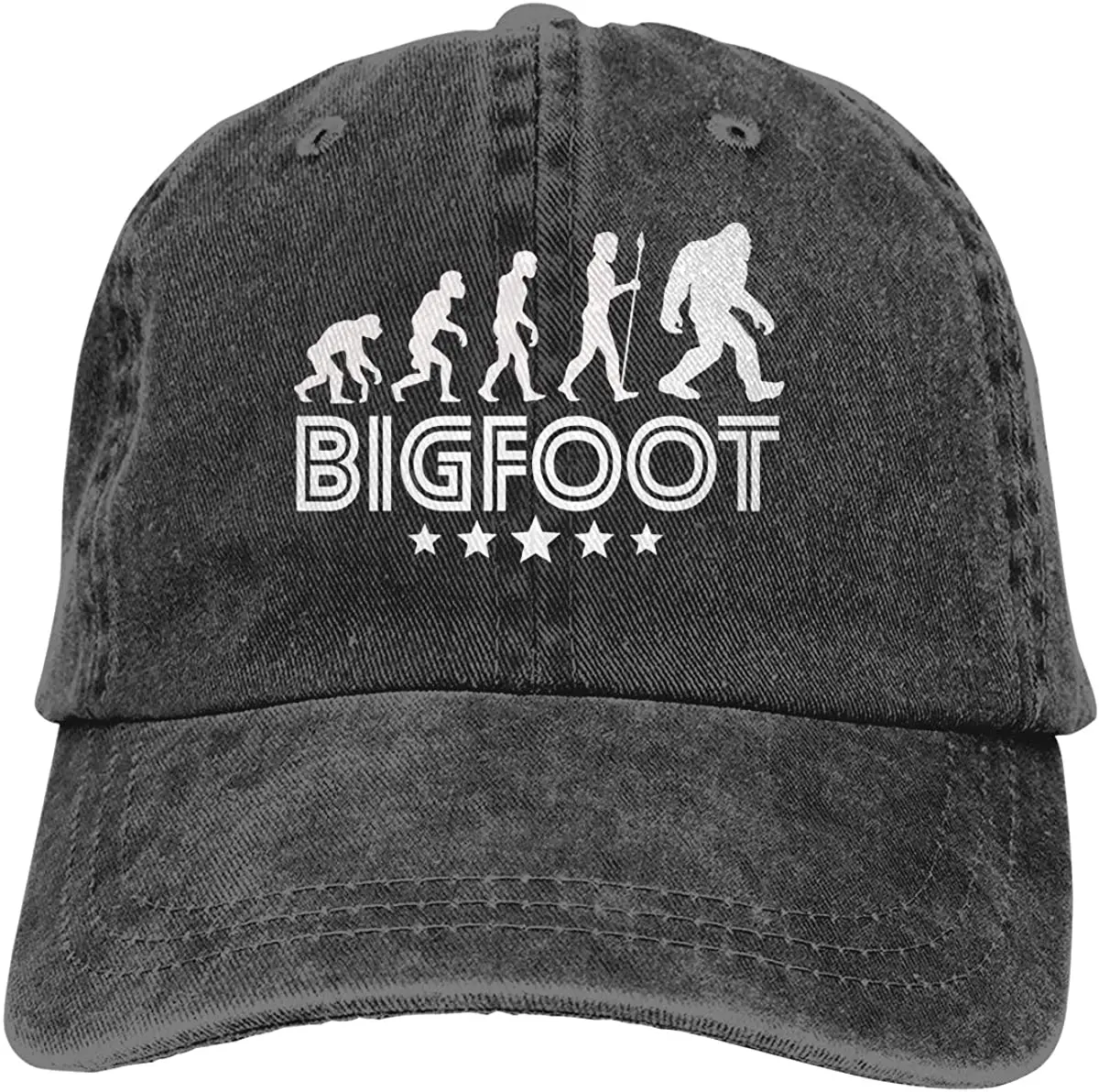 

Классическая Бейсболка унисекс Bigfoot, шапка для папы из 100% хлопка и денима, мягкая, регулируемый размер