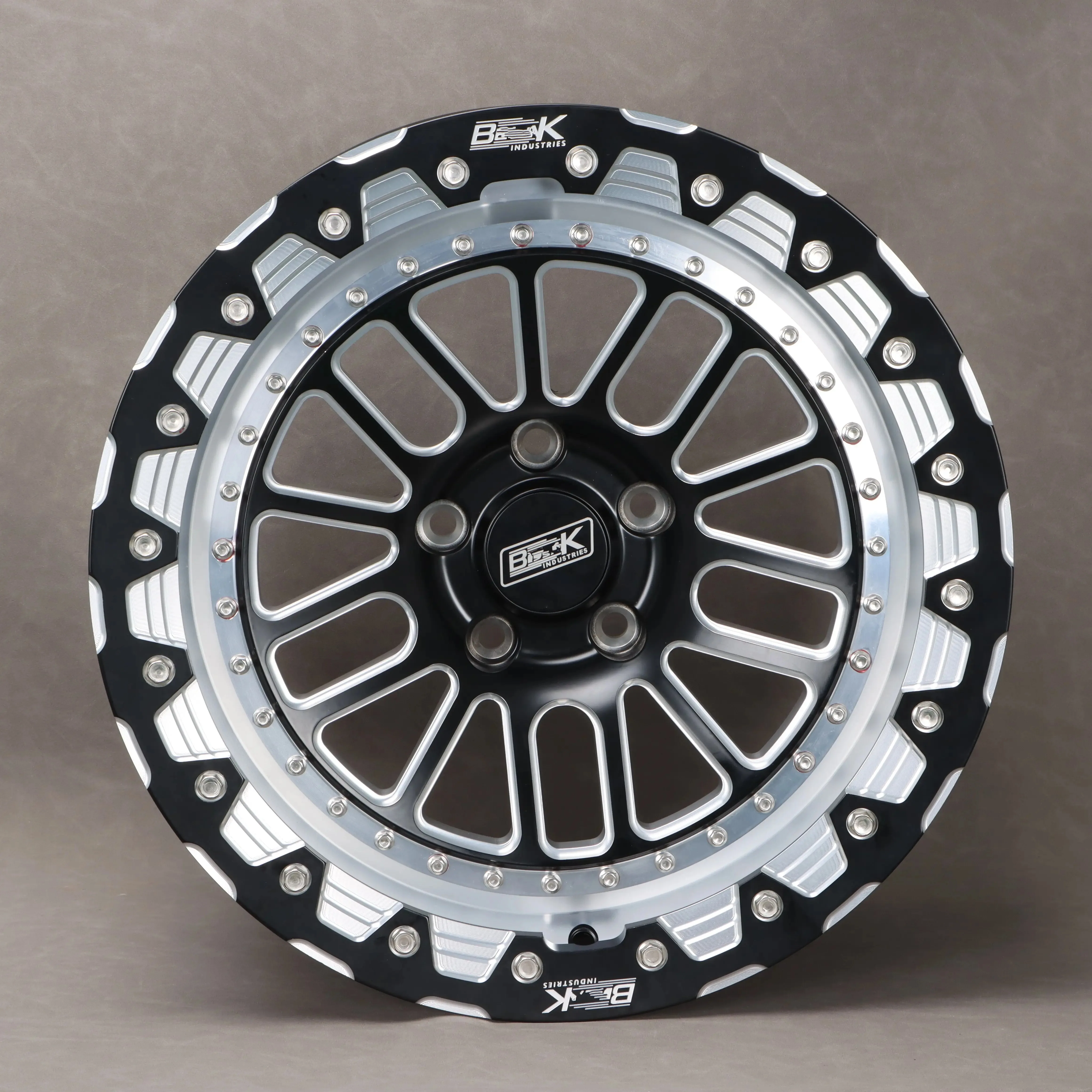Фото 5x112 5x120 5x114,3 6x139,7 Кованый гоночный обод Custom Beadlock Offroad Глубоковолное внедорожное колесо из алюминиевого сплава для Belak №4