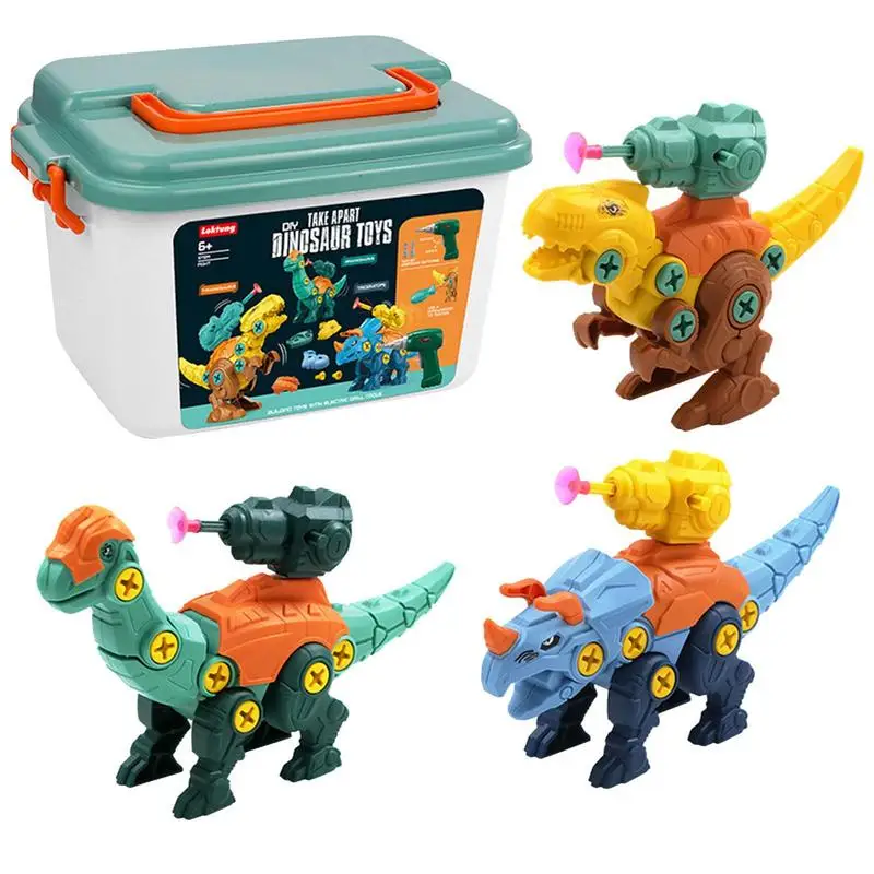 

Diy Take Apart Dinosaur Toy Dinosaur Take Apart Toys With Screwdriver Kids Toys 360 Rotatable Launching Stem Dinosaur Toy For