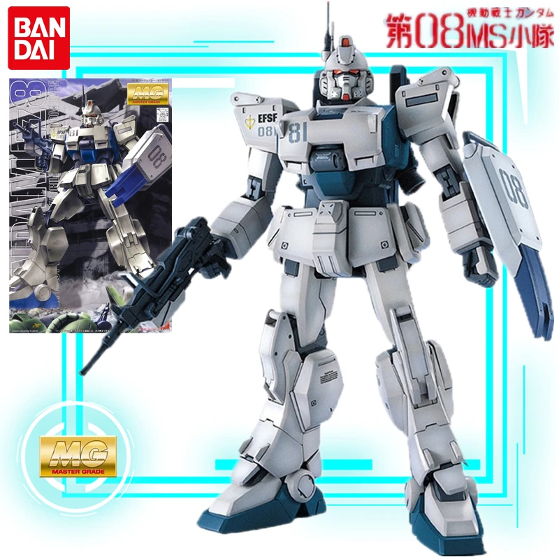 

Оригинальная фигурка MG 1/100 Bandai из японского аниме мобильный костюм Gundam RX-79G Gundam сборная игрушка Коллекционная модель
