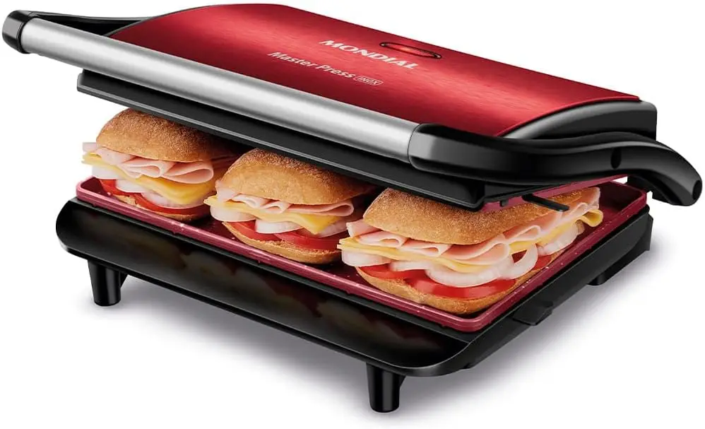 

Grill Press Inox Red, 110V, 850W PG 01 RC